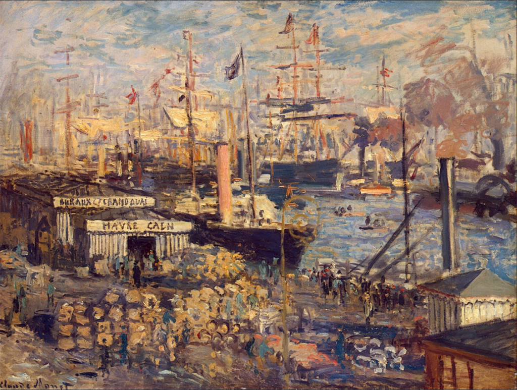クロード・モネ『The Grand Dock at Le Havre』