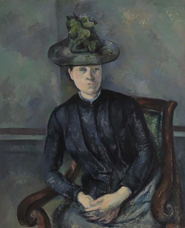 緑の帽子の女性（セザンヌ夫人）