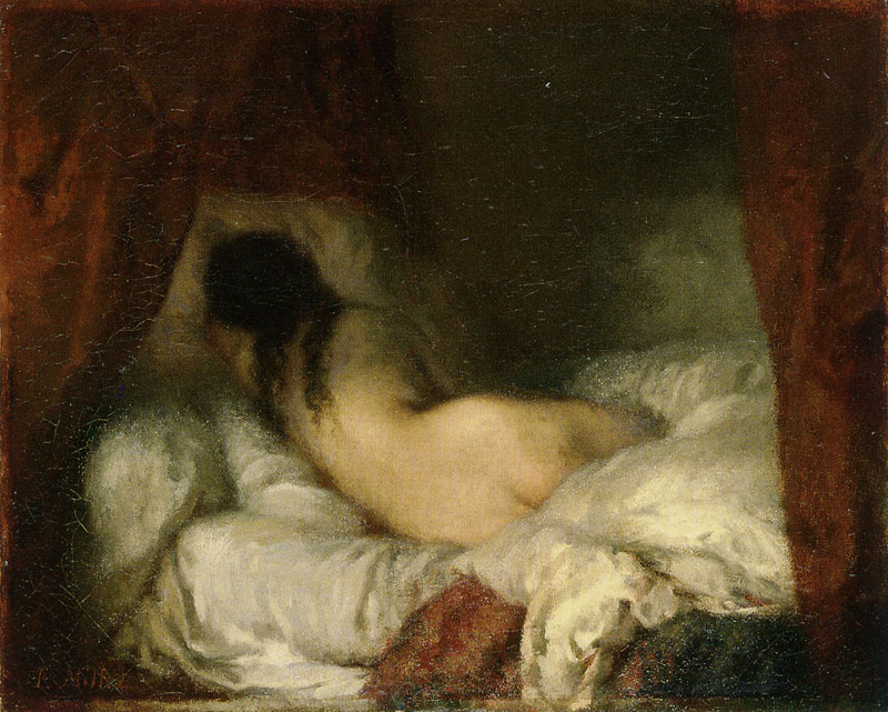 ジャン・フランソワ・ミレー『横たわる裸婦』