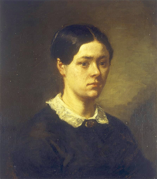 ジャン・フランソワ・ミレー『ミレー夫人の肖像』