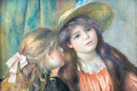 ピエール＝オーギュスト・ルノワール『二人の少女の肖像』