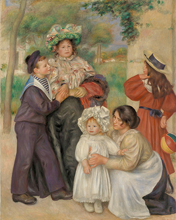 ピエール＝オーギュスト・ルノワール『画家の家族の肖像』
