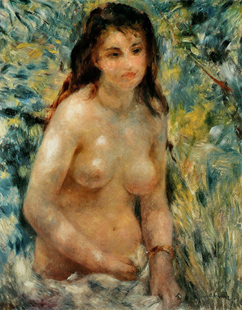 ピエール＝オーギュスト・ルノワール『陽光の中の裸婦』
