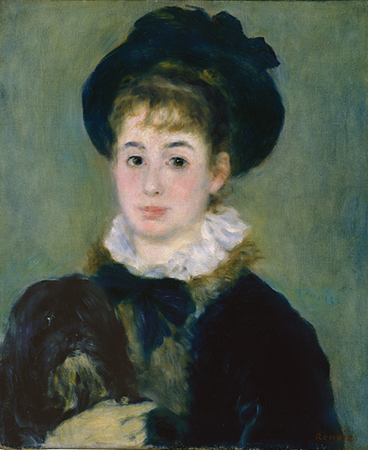 ル＝オーギュスト・ルノワール『アンリエット・アンリオの肖像』
