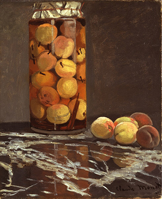 クロード・モネ『桃の瓶』