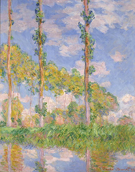 クロード・モネ『ポプラ並木』
1891年,国立西洋美術館