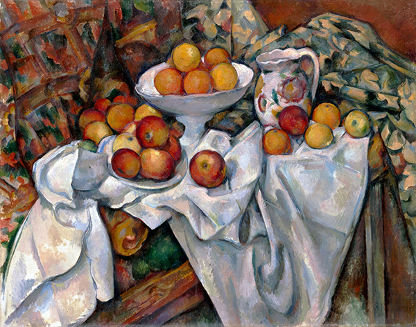 ポール・セザンヌ『リンゴとオレンジのある静物』
1895-1900年,オルセー美術館